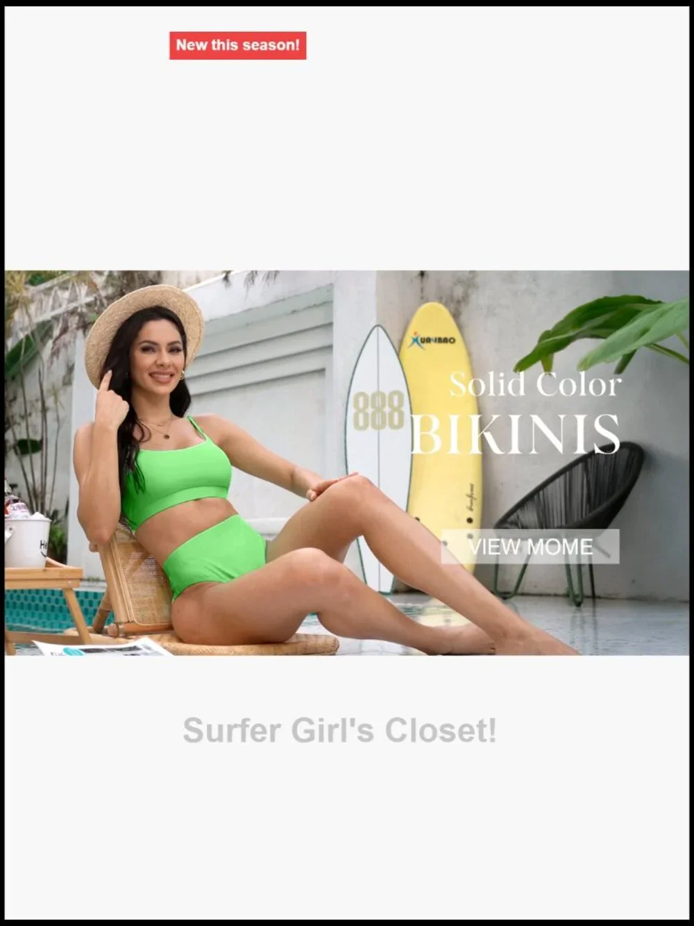High Waisted Bikini Set Two Piece Cheeky High Cut Swimwear Bathing Suit